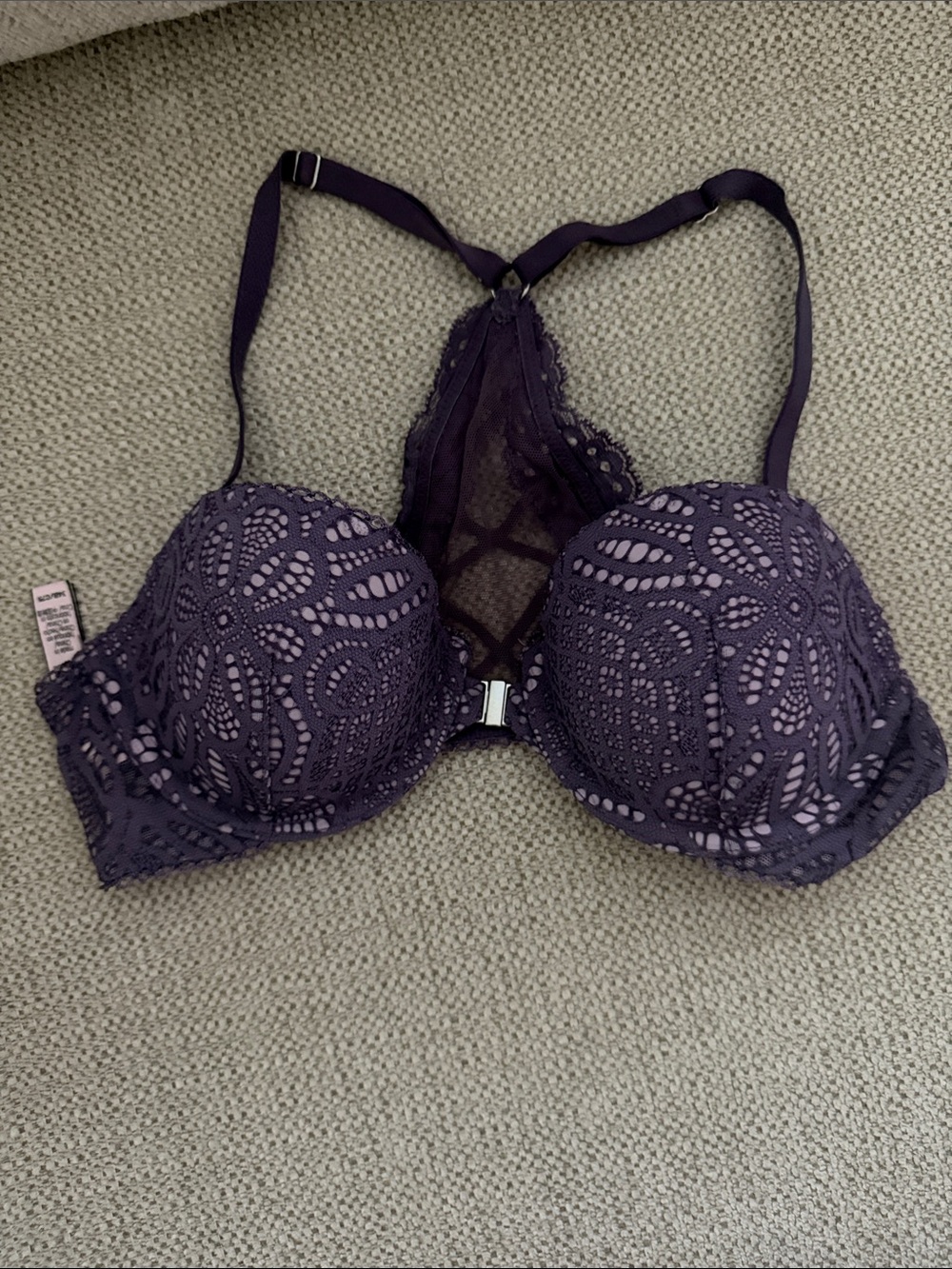 Dream Angels lined Demi bra- 34B front closure